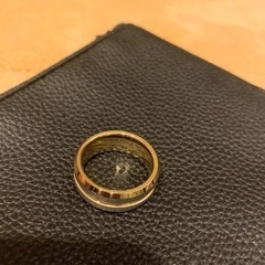 ほぼ新品 タングステンのリング 16号 指輪 値下げの画像