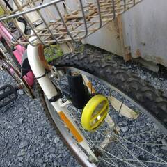 ● 可愛い 女の子用 ２４in MTB タイプ 自転車 ほぼ 未使用 でも 要修理 直せる人用●の画像