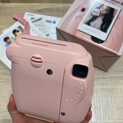 チェキ　instax mini 8 FUJIFILM ピンク　pinkの画像