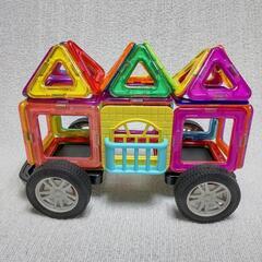 マグネット　ブロック　知育玩具　積み木の画像