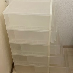 無印良品　ポリプロピレンケースの画像