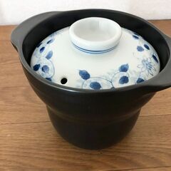 【新品】波佐見焼き　電子レンジ専用磁器釜　白磁美人小町　MADE IN JAPANレンジ用調理器　Hakuji Bijin　国産/日本製の画像