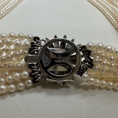 【WGK14】MIKIMOTO ミキモト アンティーク ベビーパール 10連 ネックレス ホワイトゴールドの画像