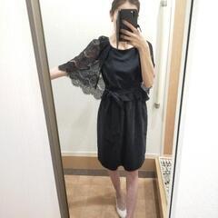 【着画有】LOVEMIC　フォーマルワンピース　入園式　卒園式　入学式　卒業式　 結婚式　レースドレス　膝丈ワンピース　ドレス　レースドレス　フォーマル　結婚式　二次会の画像