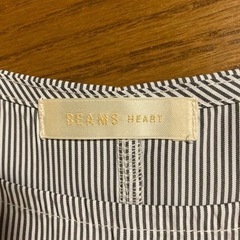 【新品・未使用】BEAMS ストライプ　シャツの画像
