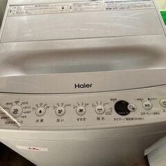 ☆中古￥9,800！【会員価格￥8,800】Haier　4.5kg洗濯機　家電　2019年製　JW-E45CE型　【BD077】の画像