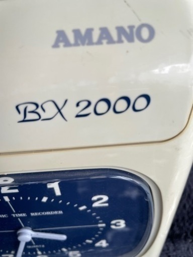 【中古】アマノ AMANO 時刻記録 タイムレコーダー BX2000