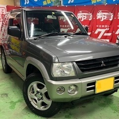 MT車！期間限定値引き中4万キロパジェロミニ車検付き即乗り可能