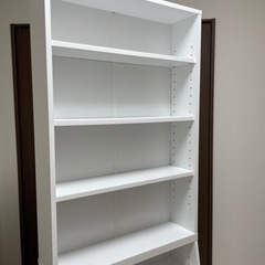 【受け渡し予定者決定しました】白　本棚の画像