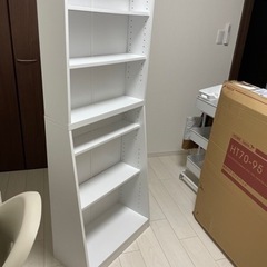 【受け渡し予定者決定しました】白　本棚の画像