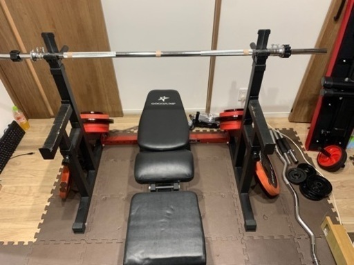 ［ばら売り可能］ベンチシート(フラット、可変式)※ラックはありません、シャフト(160cm)