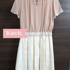 レディース/ワンピース/パステル/ピンク/白/ガーリー/清楚/可愛い/パーティー/結婚式の画像