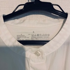 無印　スタンドカラーシャツの画像
