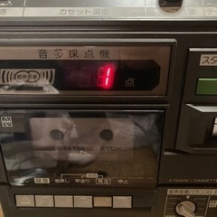 カセット　8トラ　カラオケセット　マイク付きの画像