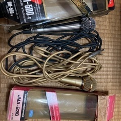 カセット　8トラ　カラオケセット　マイク付きの画像