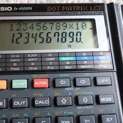 CASIO(カシオ) プログラム関数電卓 fx-4500PAの画像