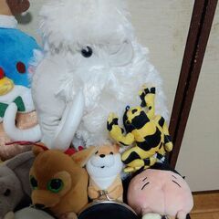 ぬいぐるみセット（サンリオ・アーロ・クレヨンしんちゃん・おしりたんてい等）の画像
