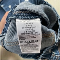 💛GAP ハート柄デニム 90cm〜100cmの画像