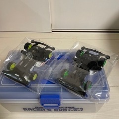 当時物　ミニ四駆　レーサーズボックス　ハリケーンソニック　サイクロンマグナムの画像