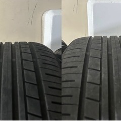 TOYOTA 200系クラウンアスリート 後期18x8J+45純正ホイール 225/45R18 21年製溝有タイヤ4本の画像