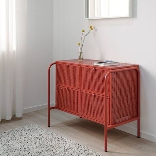 IKEA ニッケビー チェスト　レッド　赤