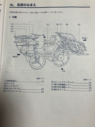 田植え機