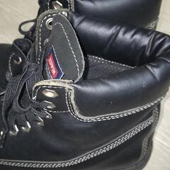 値下げしました‼️EDWIN  リベットブーツ 黒革の画像