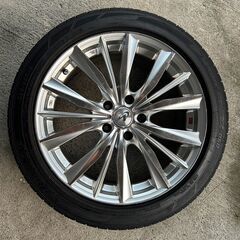 weds ウェッズ レオニス　VX 8J+42　ダンロップ　235/45-18　DUNLOP クラウン マークX カムリ