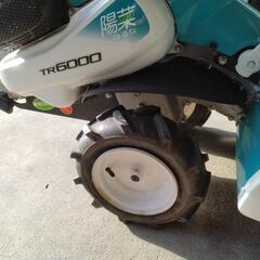 ミニ耕運機クボタ  TR6000 陽菜 デフロック 6.2馬力 作業幅500mm 正逆回転 ガソリン 中古品の画像