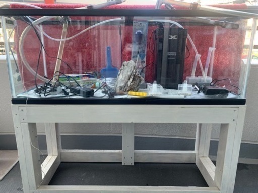 コトブキ120cm水槽、水槽台、他飼育グッズ色々