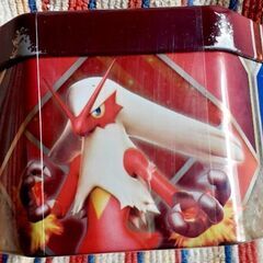 🐭PoKeMoN カードゲーム 海外版ブリキ缶 2015 ブラジル？ レア物 購入特典付き！？の画像