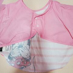 ディズニー　ミニーちゃん　お食事エプロンの画像