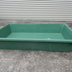 プラ舟　トロ舟　金魚　購入額の約半額  美品  使用僅たった２回 底に商品タグ残  左官  建設  土木  工事  モルタル セメント  育苗土  工具  道具 の画像