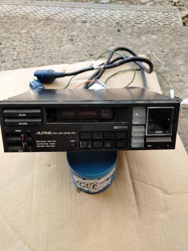 昭和ALPINEカーステ中古ジャンク扱い
