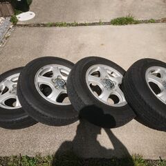 パジェロミニ アルミホイール付きタイヤ 175/80r15