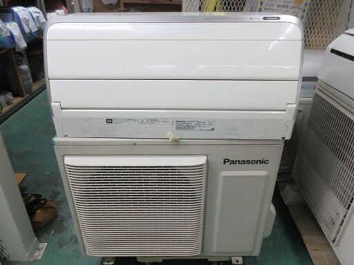 K04183　パナソニック　中古エアコン　主に18畳用　冷房能力　5.6KW ／ 暖房能力　6.7KW