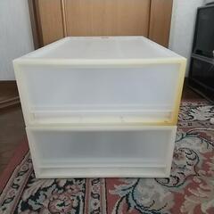 収納ケースクリアセットあげます