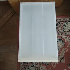 収納ケースクリアセットあげますの画像