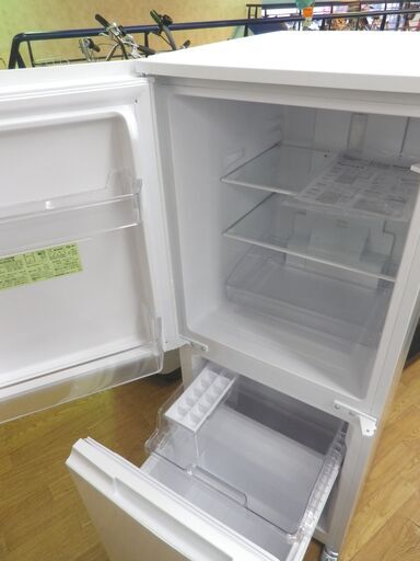 西岡店 冷蔵庫 152L 2021年製 2ドア SHARP SJ-D15G-W ホワイト 左開き 