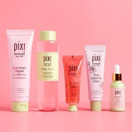 スキンケア Pixi Ultra Luxe Rose-Infused Skintreats Set