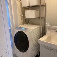 ラック　洗濯機上収納　ランドリーラック