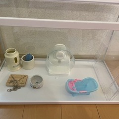 ハムスター飼育セット　すぐ飼い始められます　水槽などの画像