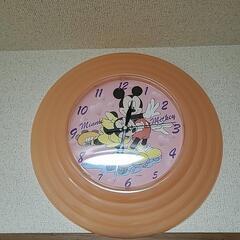 ミッキー　ミニー　掛け時計