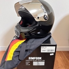 シンプソン　M30 SIMPSON スモーク　クローム　フルフェ...