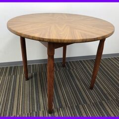 ▼【円形テーブル 家具 机 中古　75㎝径　高さ60㎝】（NF2...