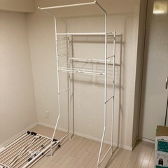 無料！　洗濯ラック　ランドリーラック　