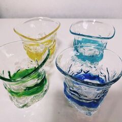 【琉球ガラス村の琉球ガラス】