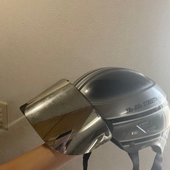ゆうヤールーヴィンテージ シルバー&レインボーバイザーセット ヤールーヘルメット バイクの中古が安い！激安で譲ります・無料