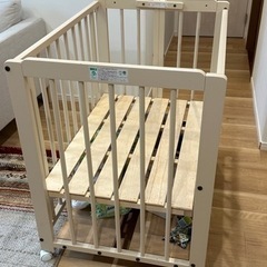 キンタローベッド　ミニベビーベッド　無料で差し上げます。の画像