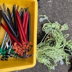 キャンプ用品 お譲りしますの画像
